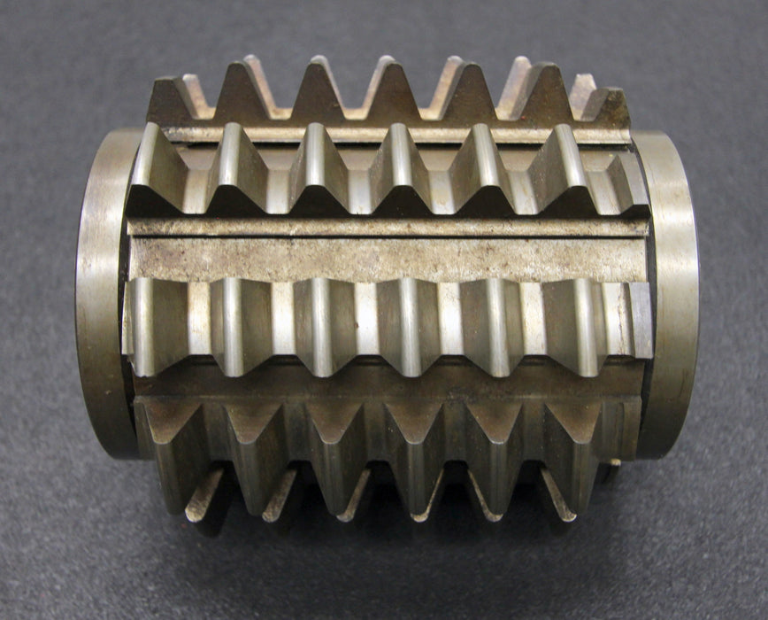 FETTE Stollenwälzfräser involute spline hob m= 6,5mm BP IV nach DIN3972 20° EGW