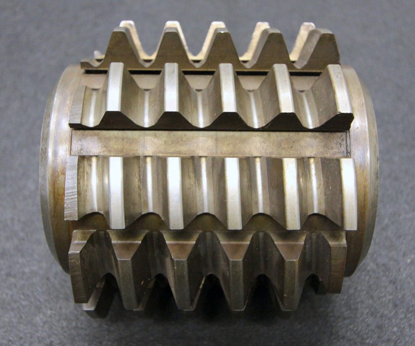 SAAZOR Stollenwälzfräser involute spline hob Fertigfräser m= 6,5mm BP I 20°