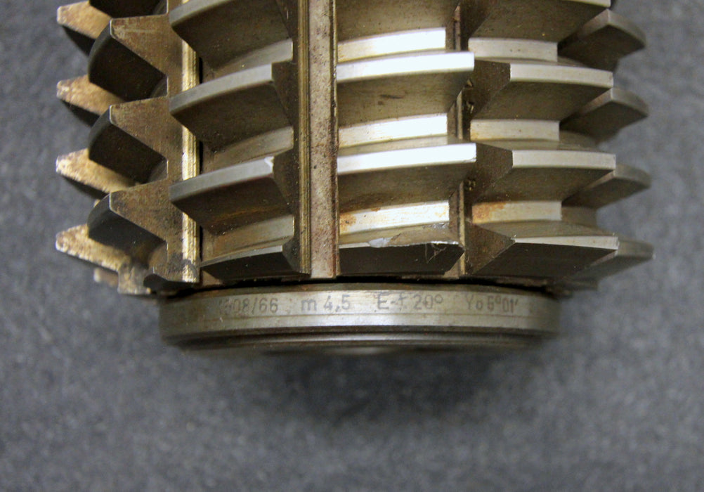 KLINGELNBERG Stollenwälzfräser involute spline hob Vorfräser m= 4,5mm BP III