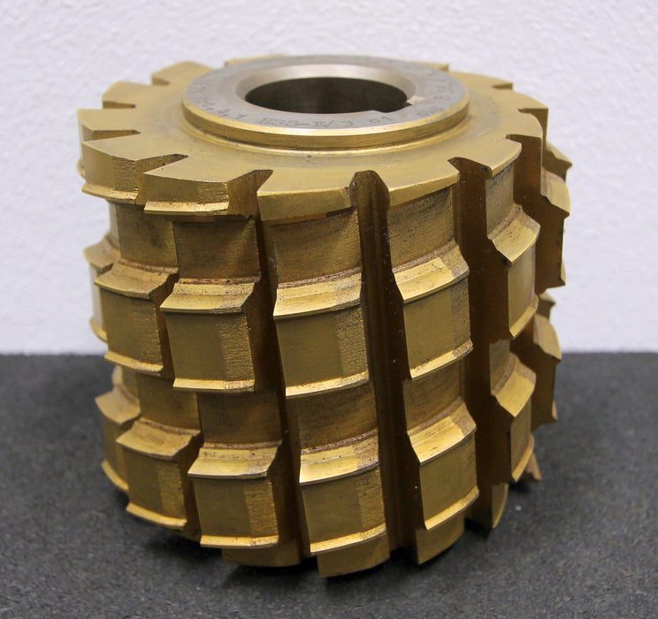 PWS Keilwellenwälzfräser spline hob 6 Keile 58,4x65x14,4 Höcker Ø100x90xØ32mm