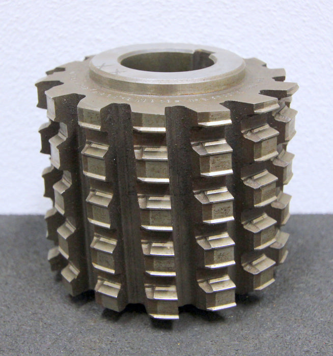 Keilwellenwälzfräser spline hob 10 Keile 46x52x6 mit Höcker Fertigfräser HL 3,61