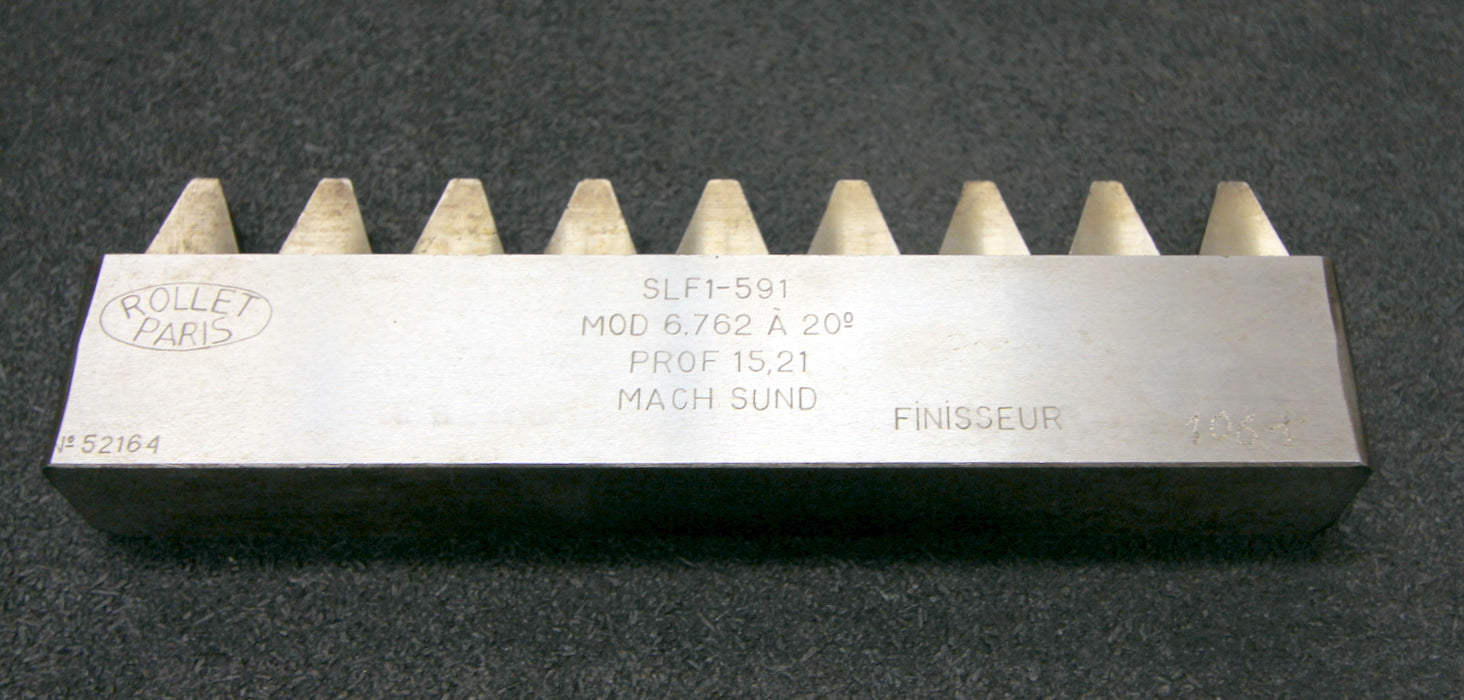 ROLLET PARIS Hobelkamm rack cutter m= 6,762 Angle 20°