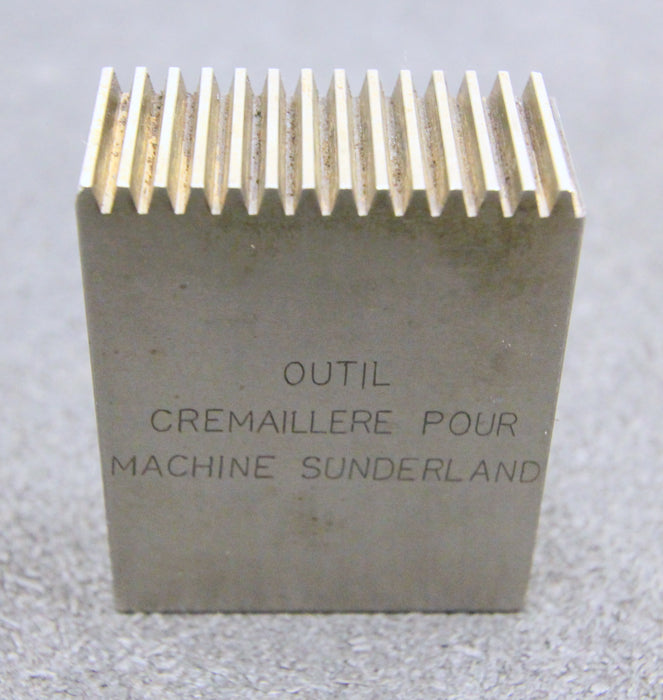 DELTAL Hobelkamm rack cutter m= 1 Angle 29° 43x20mm