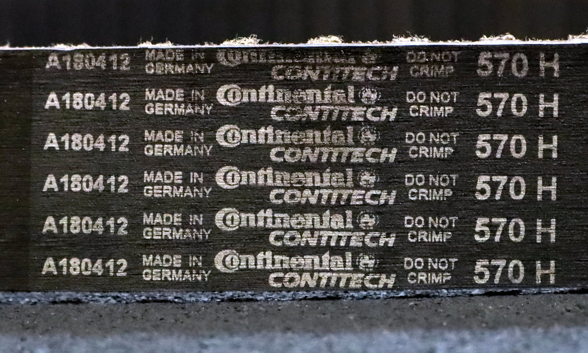CONTITECH Zahnriemen Timing belt 570H Länge 1447,8mm Breite 35,6mm - unbenutzt