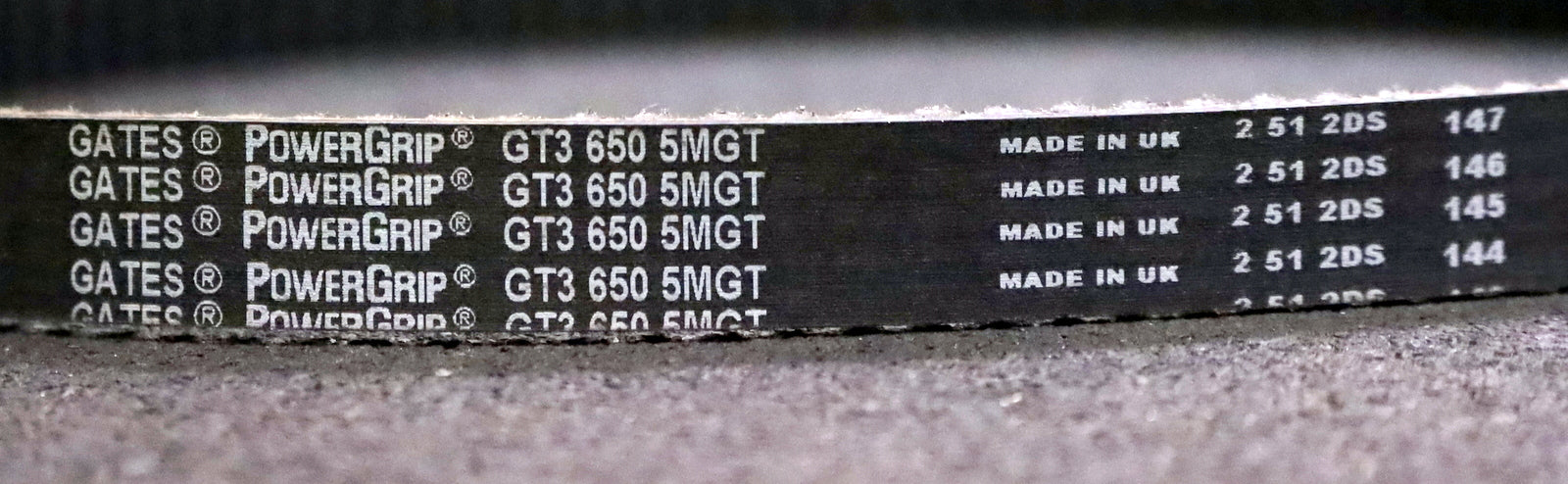 GATES POWERGRIP Zahnriemen Timing belt 5MGT Länge 650mm Breite 14,7mm unbenutzt