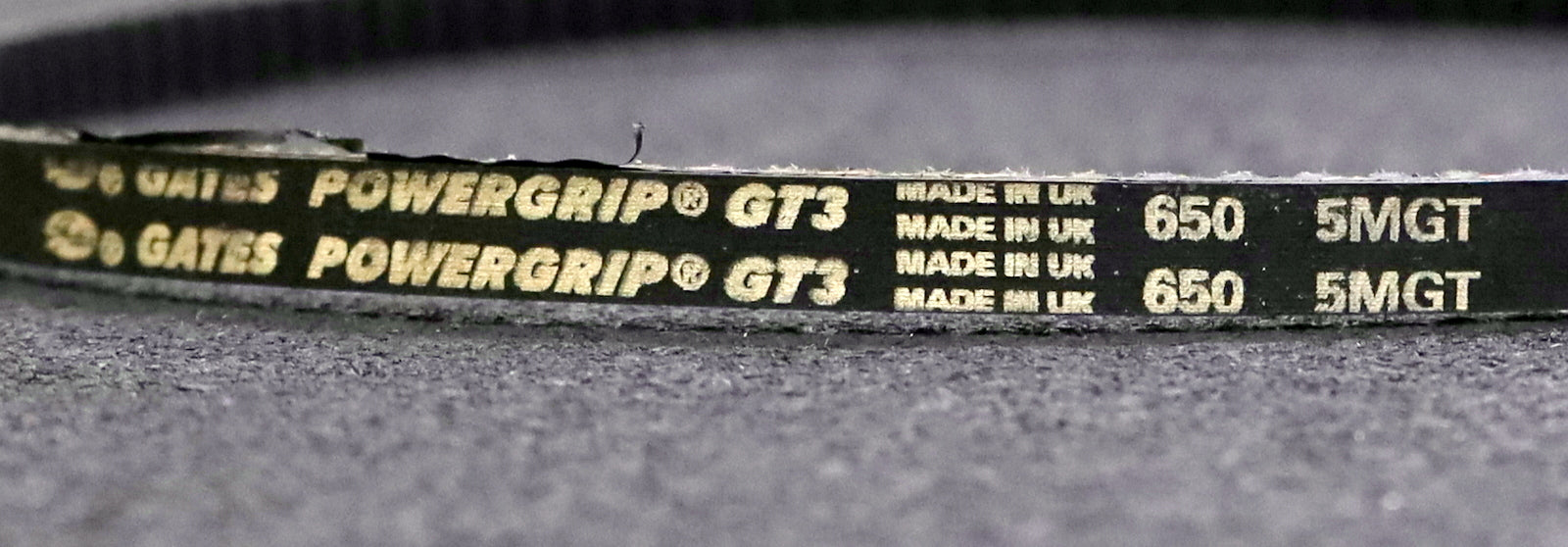 GATES POWERGRIP 2x Zahnriemen 2x Timing belt 5MGT Länge 650mm Breite 9mm