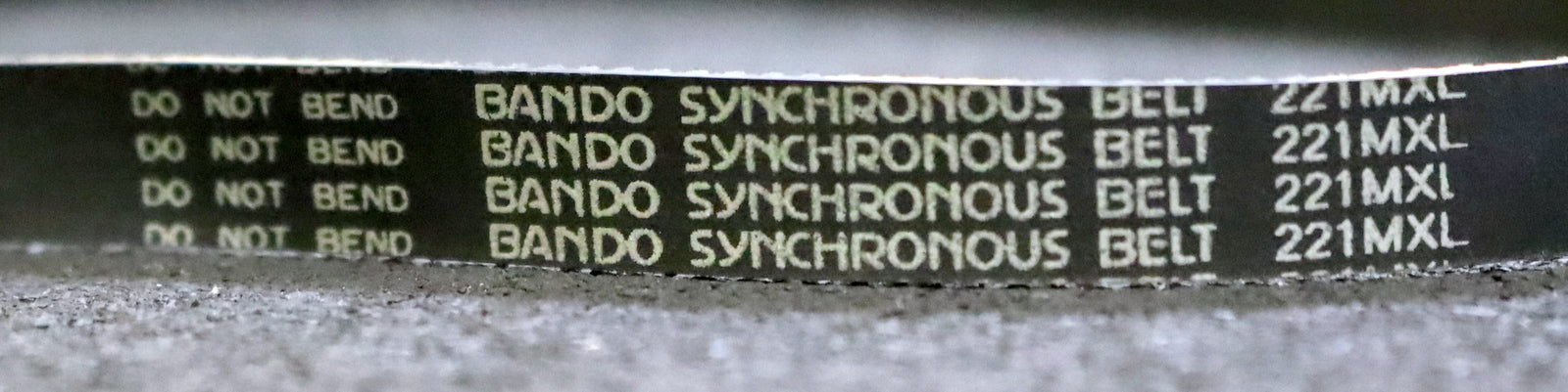 BANDO SYNCHRONOUS 9x Zahnriemen 9x Timing belt 221MXL Länge 449mm Breite 9,7mm