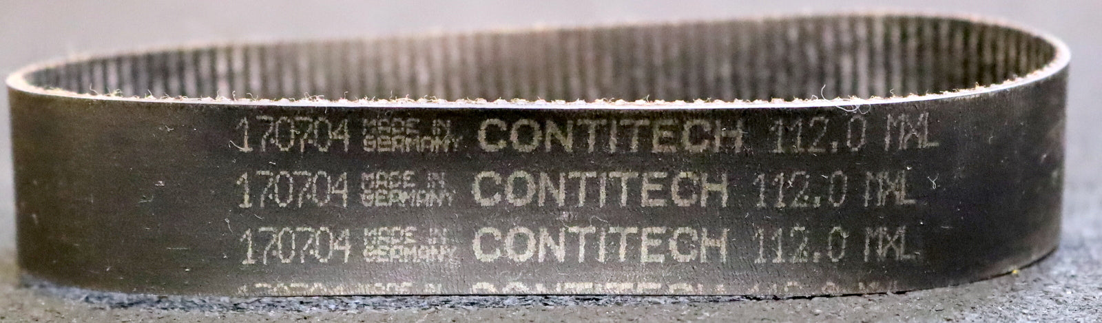 CONTITECH 2xZahnriemen 2x Timing belt 112.0MXL Länge 284,48mm Breite 20mm