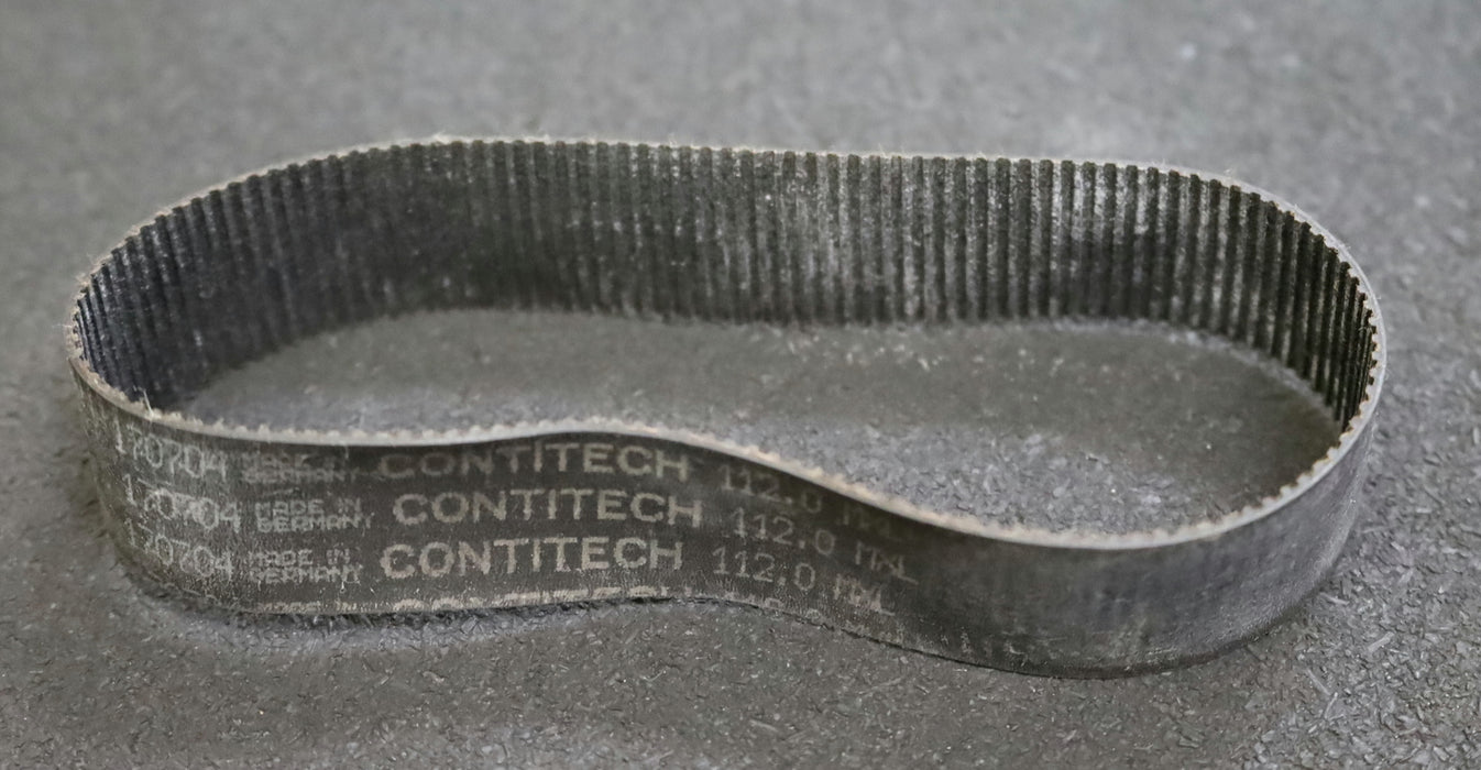 CONTITECH 2x Zahnriemen 2x Timing belt 112.0MXL Länge 284,48mm Breite 21mm
