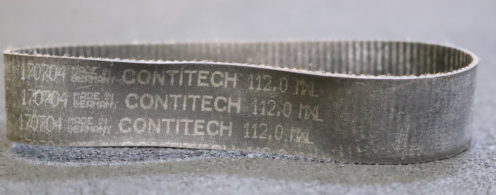 CONTITECH 2x Zahnriemen 2x Timing belt 112.0MXL Länge 284,48mm Breite 21mm