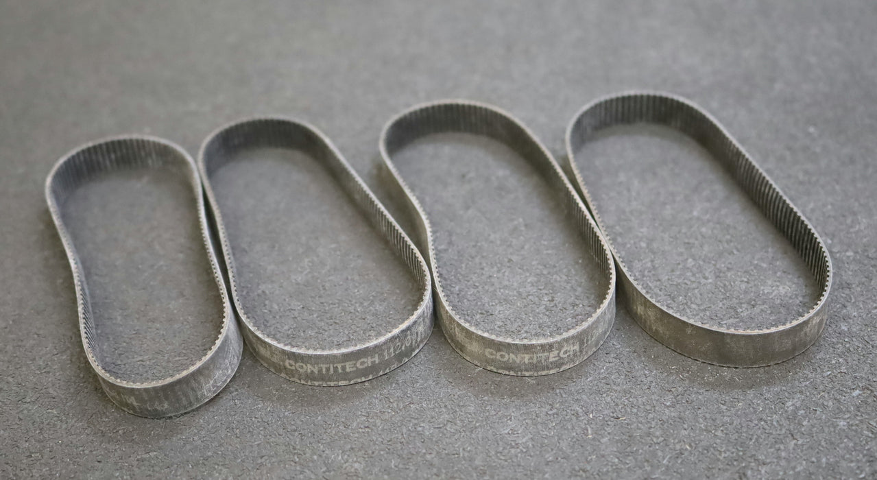 CONTITECH 4x Zahnriemen 4x Timing belt 112.0MXL Länge 284,48mm Breite 10,9mm