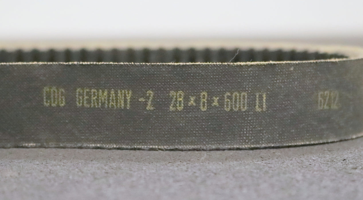 COG GERMANY Breitkeilriemen Wide V-belt 28x8x600Li Innenlänge 600mm Breite 28mm