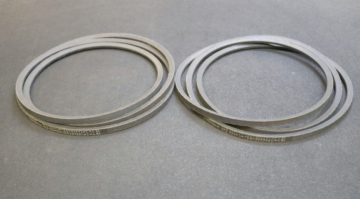 CONTITECH 2x Keilriemen SPZ 2240Lw/ 9,5x2253La Wirklänge 2240mm Breite 9,5mm
