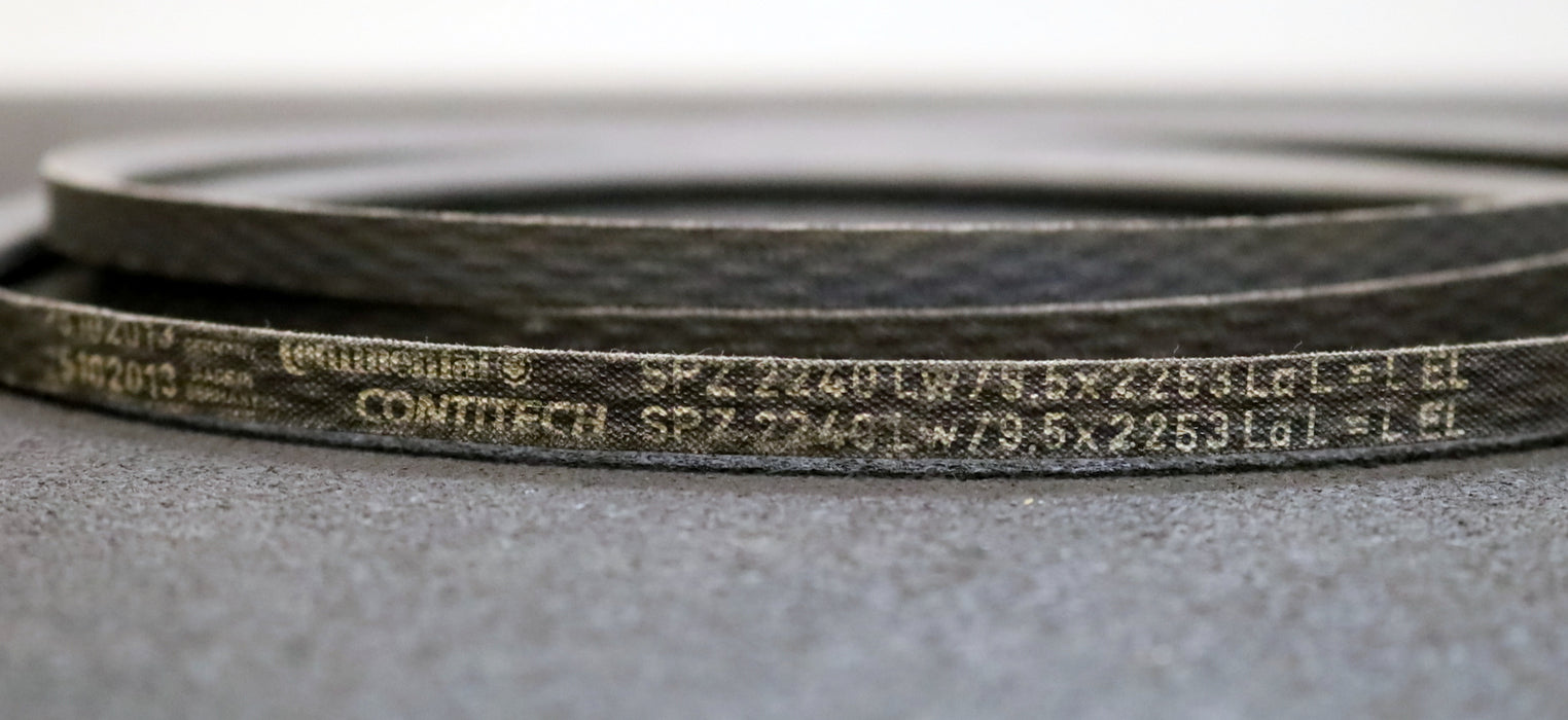 CONTITECH 2x Keilriemen SPZ 2240Lw/ 9,5x2253La Wirklänge 2240mm Breite 9,5mm