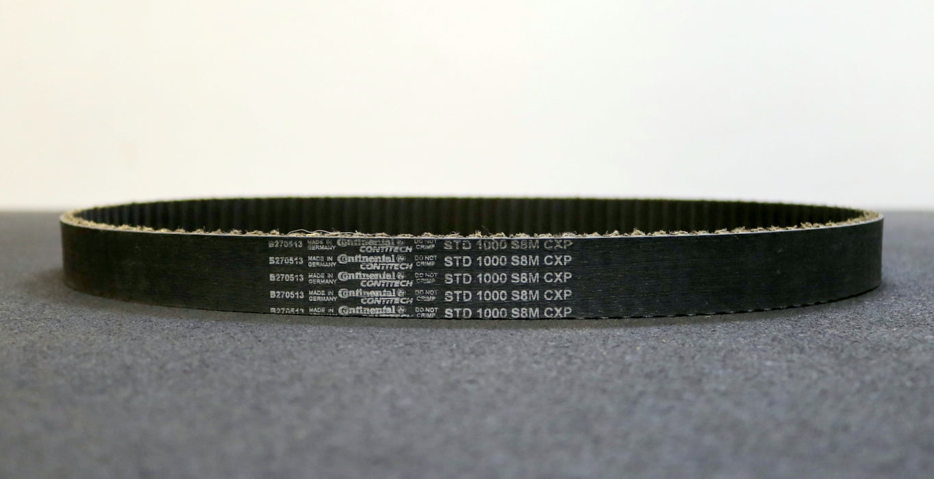 CONTITECH Zahnriemen Timing belt STD 1000 S8M CXP Länge 1000mm Breite 27mm