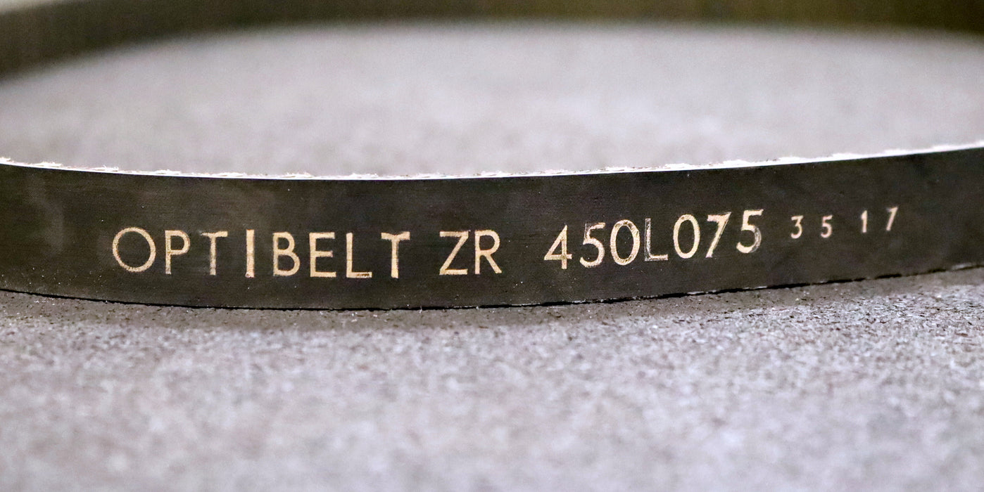 OPTIBELT 2x Zahnriemen 2x Timing belt 450L 075 Länge 1143mm Breite 19,05mm