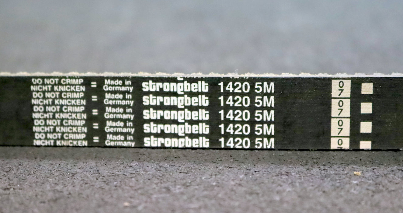 STRONGBELT Zahnriemen Timing belt 5M Länge 1420mm Breite 21mm - unbenutzt