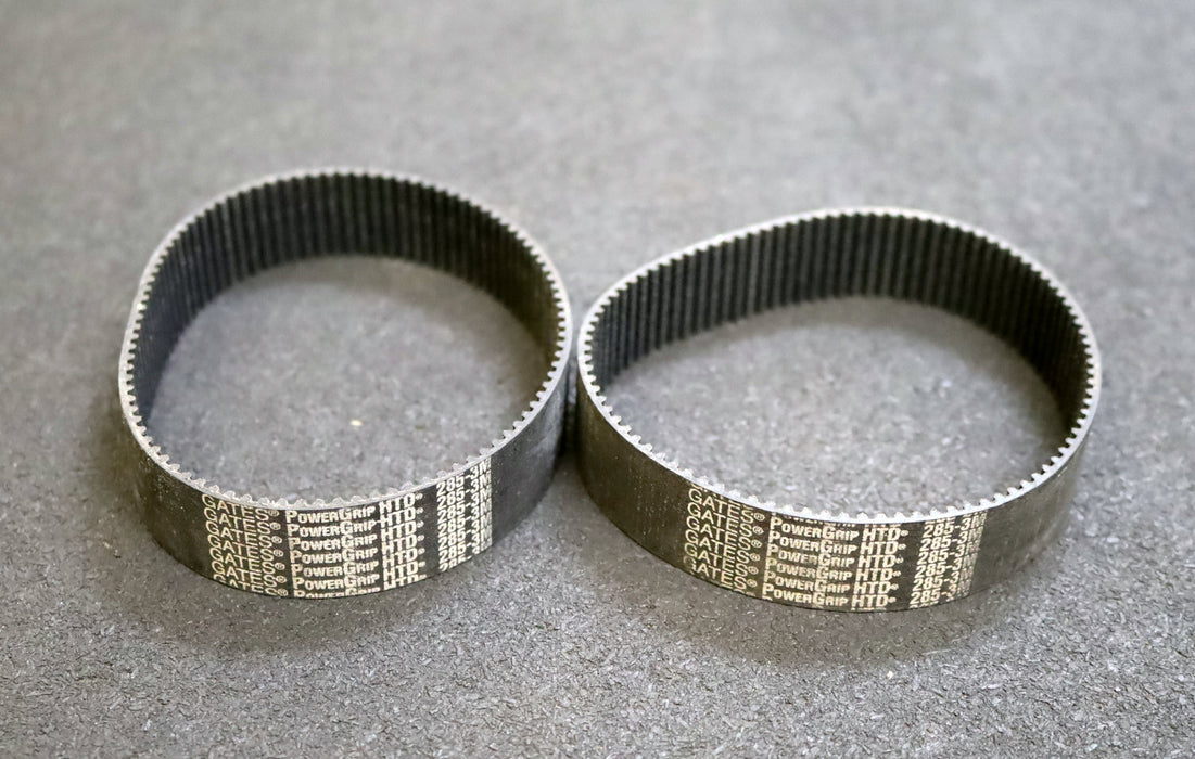GATES POWERGRIP 2x Zahnriemen 2x Timing belt 3M Länge 285mm Breite 20mm