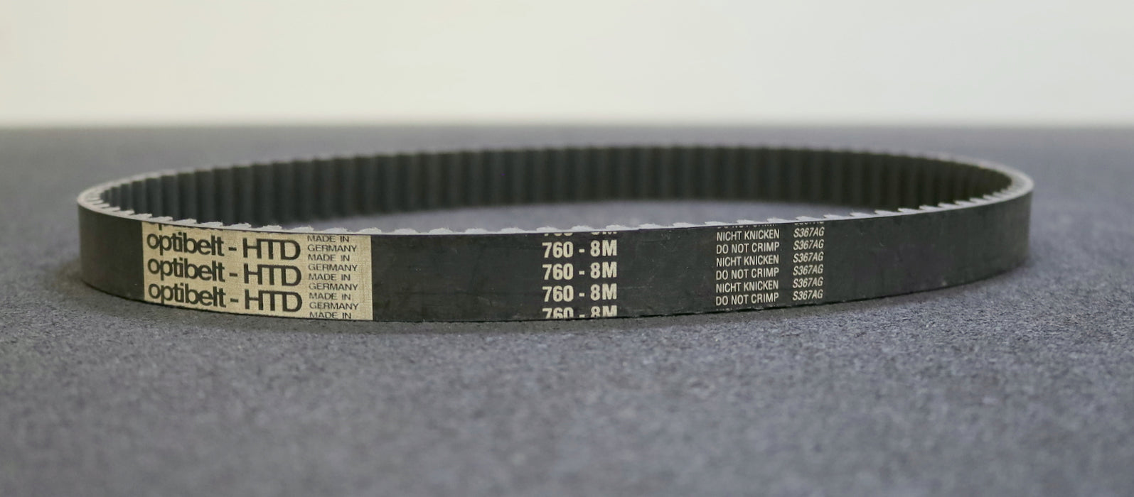 OPTIBELT Zahnriemen Timing belt 8M Länge 760mm Breite 19,6mm - unbenutzt