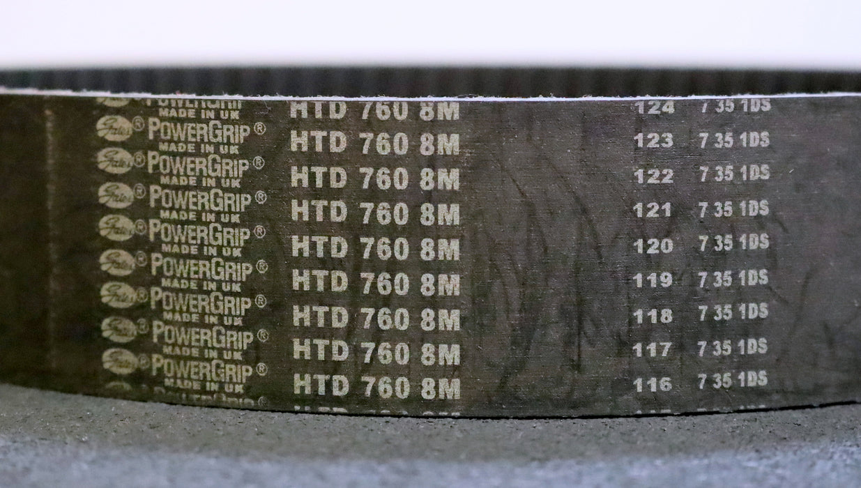 GATES POWERGRIP Zahnriemen Timing belt 8M Länge 760mm Breite 45,7mm unbenutzt