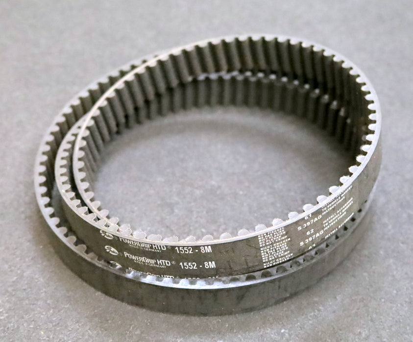 GATES POWERGRIP Zahnriemen Timing belt 8M Länge 1552mm Breite 21mm - unbenutzt