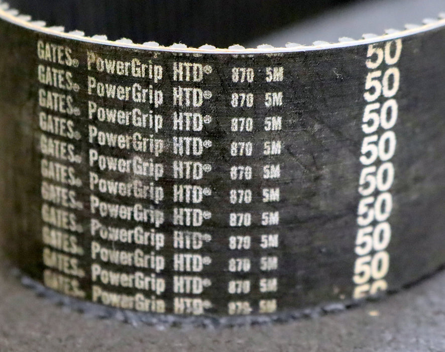 GATES POWERGRIP Zahnriemen Timing belt 5M Länge 870mm Breite 50mm - unbenutzt