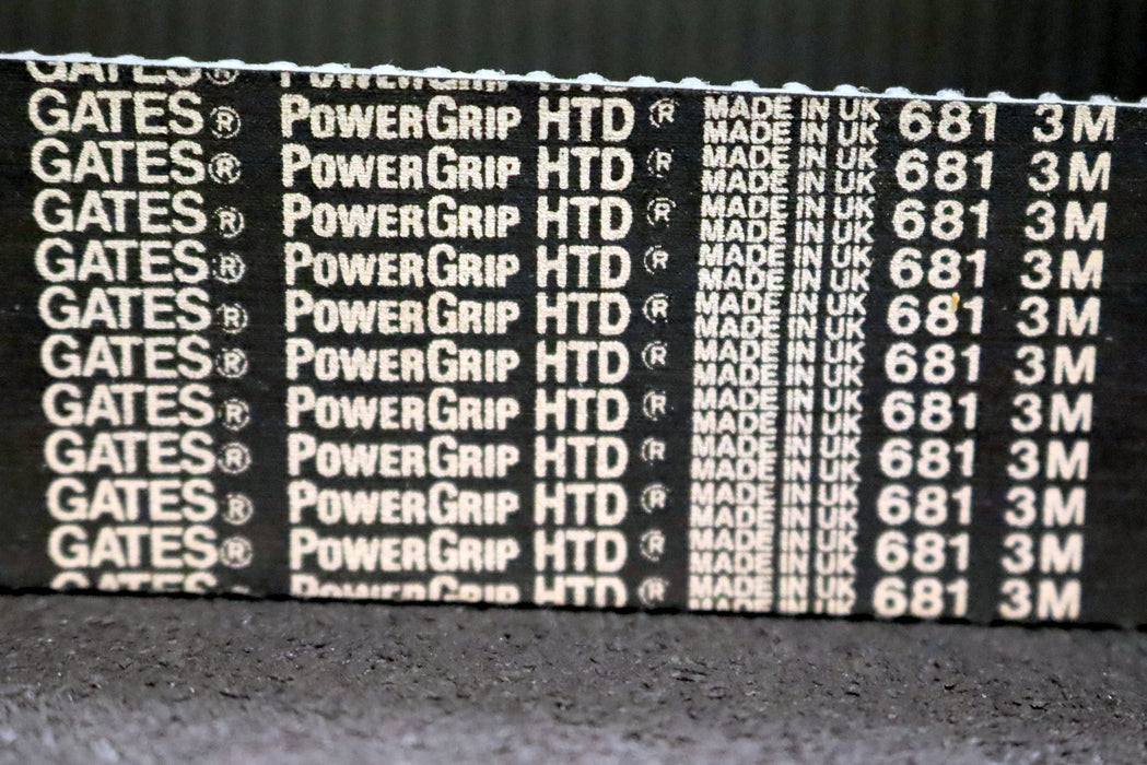 GATES POWERGRIP Zahnriemen Timing belt 3M Länge 681mm Breite 32,5mm - unbenutzt