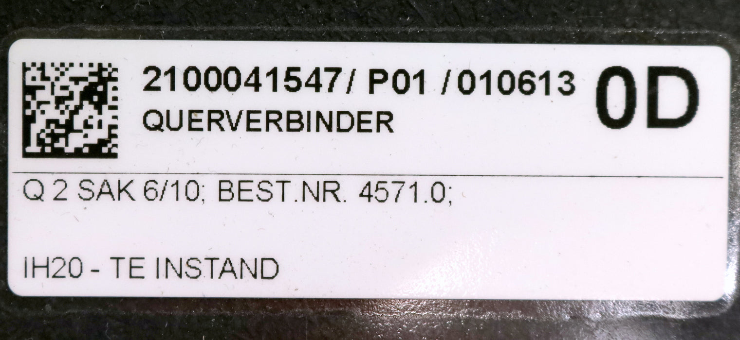 WEIDMÜLLER 50x Querverbinder Q2 SAK10 Art.Nr. 0457100000 - unbenutzt in OVP