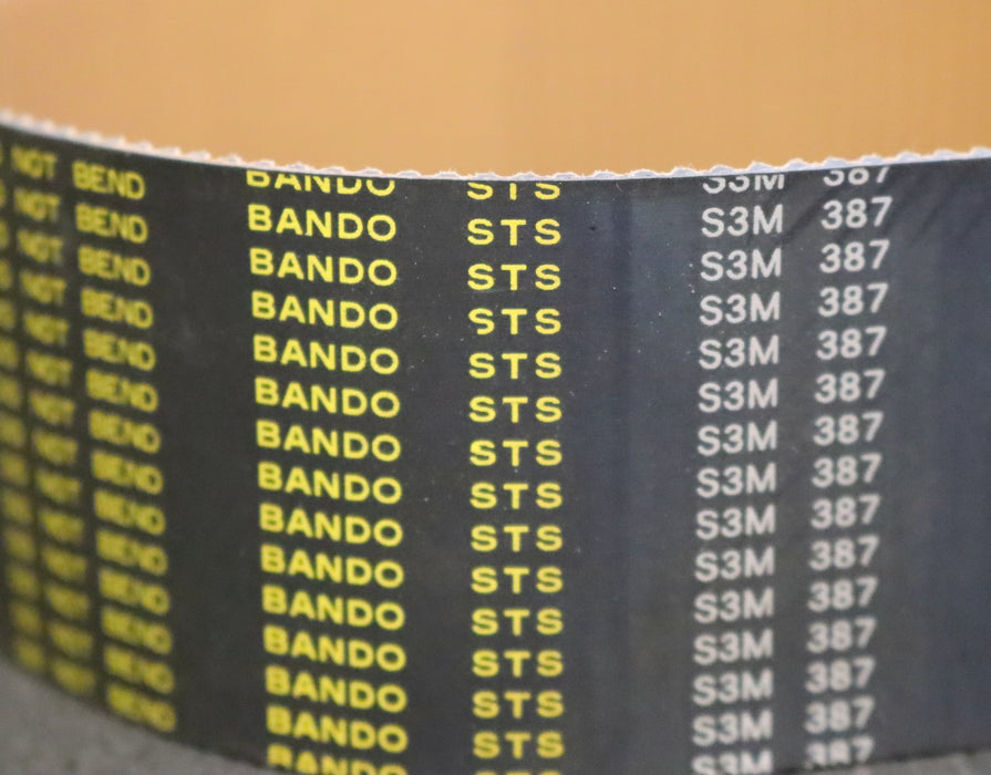 BANDO SYNCHRONOUS Zahnriemen Timing belt S3M Länge 387mm Breite 49,6mm