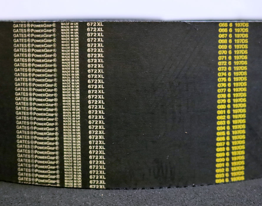 GATES POWERGRIP Zahnriemen Timing belt 672XL Länge 1706,88mm Breite 95mm
