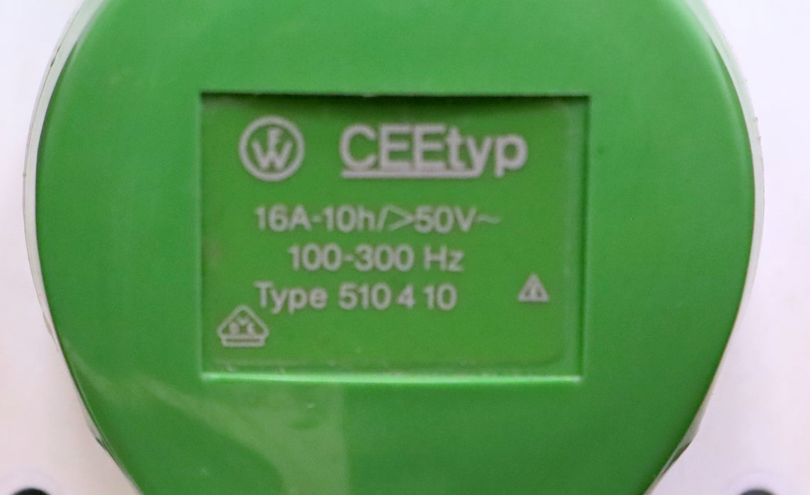 MENNEKES Anbaudose grün Typ 510410 schräg 16A-10h/> 509V~ IP44 100-300Hz