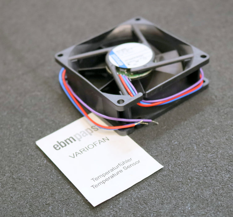 PAPST Lüfter 8412 NGMV 80x80x25mm 8-14VDC 12VDC 0,17A 2W unbenutzt in OVP