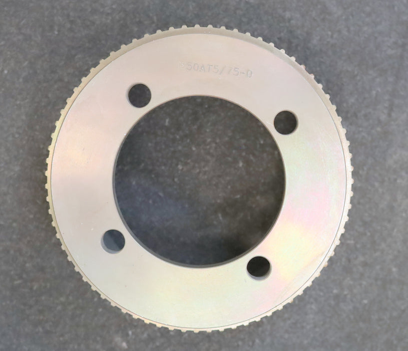WLS Stahl - Zahnscheibe 50AT5/75-0 Profil AT5 Zähnezahl 75 Riemenbreite max 40mm