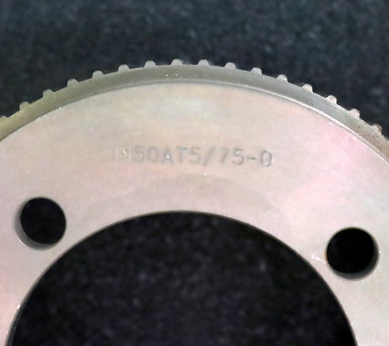 WLS Stahl - Zahnscheibe 50AT5/75-0 Profil AT5 Zähnezahl 75 Riemenbreite max 40mm