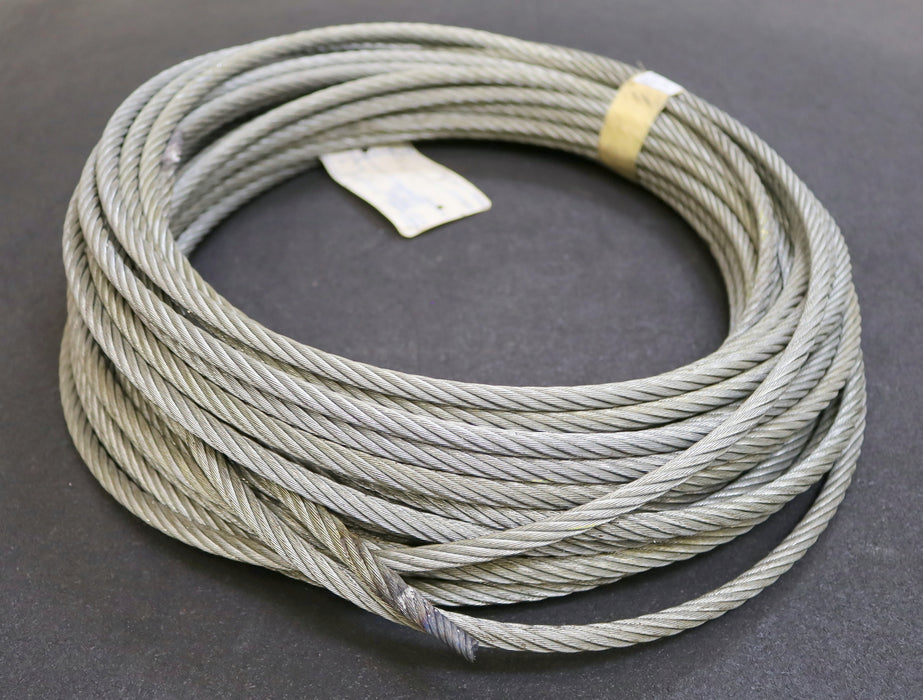 INGO-SEIL / STAHL Drahtseil nach DIN655 9mmx28,7m B 9 x 180 für STAHL Seilwinde