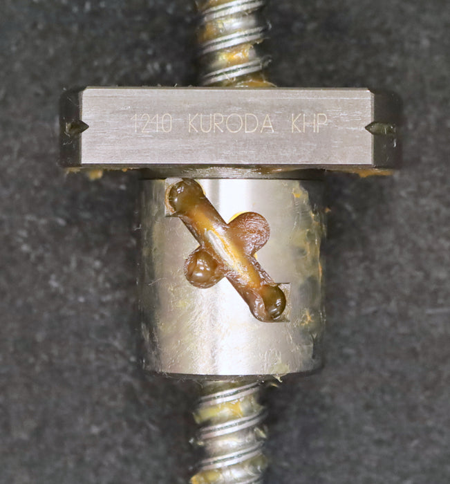 KURODA / JAPAN Kugelrollspindel mit einer Mutter No. GW1210AS-HULR-0800A