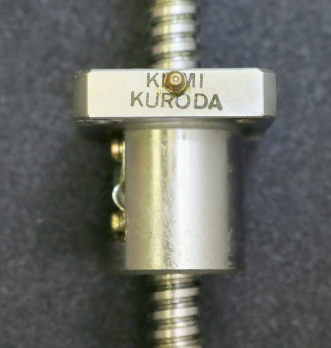 KURODA / JAPAN Kugelrollspindel mit einer Mutter No. GG1204 Spindel-Ø 12mm