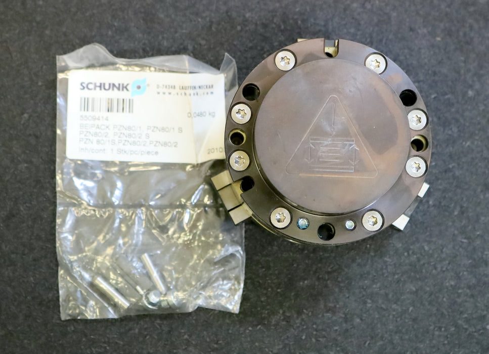 SCHUNK Zentrischgreifer Centric-Gripper PZN-80-2-IS ID 0300641 3-Backen-Greifer