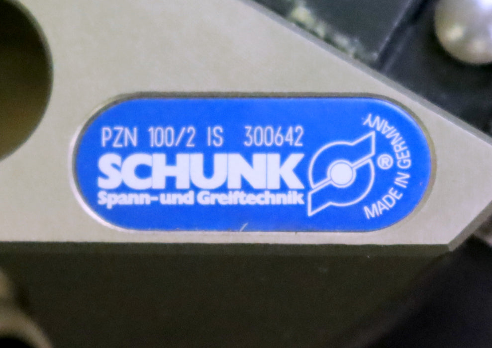 SCHUNK Zentrischgreifer Centric-Gripper PZN-100-2-IS ID 0300642 3-Backen-Greifer