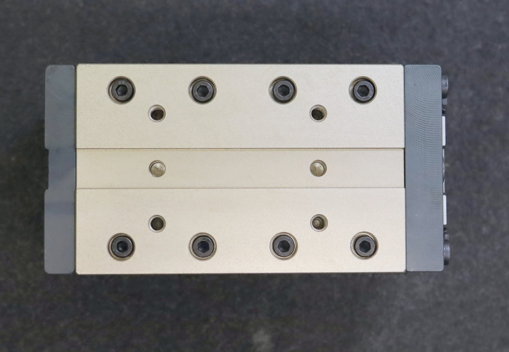 SCHUNK Kompaktschlitten CLM 100-H025 Id 314041 Hub 25mm Abmaße 129x65x60mm