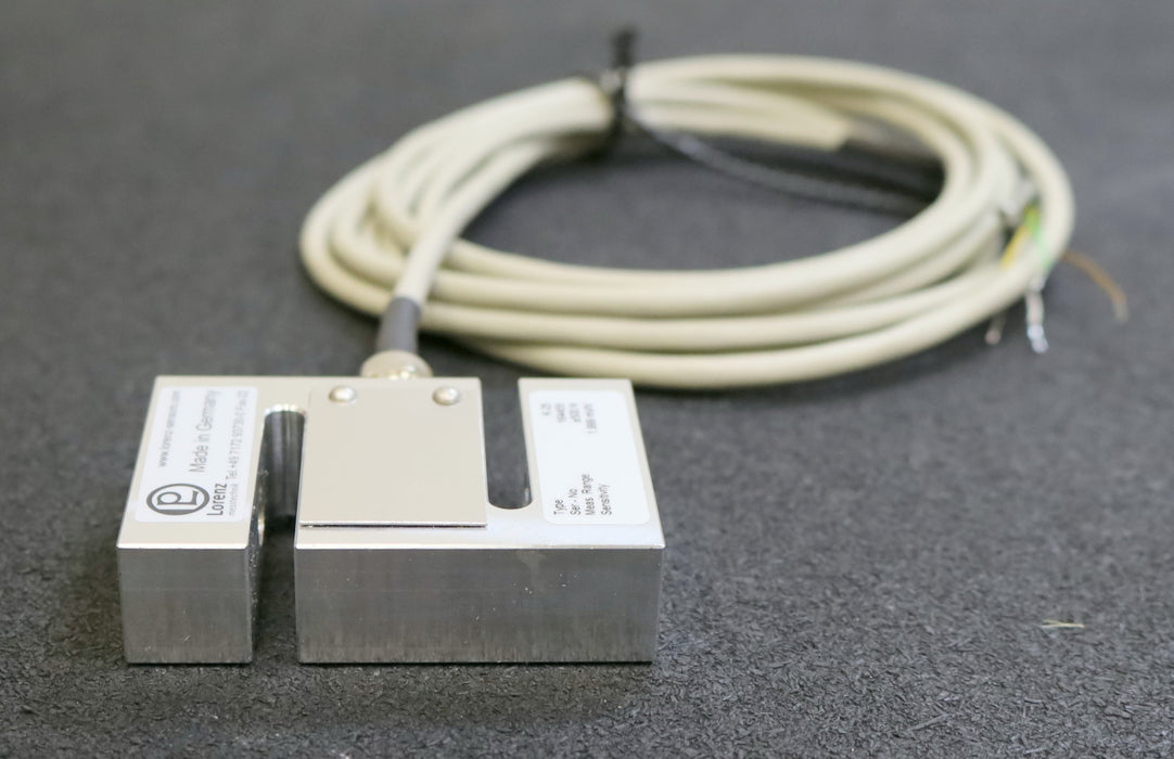 LORENZ Kraftsensor K-25 Nennkraft +/- 500N Kabellänge 3m mit Prüfprotokoll
