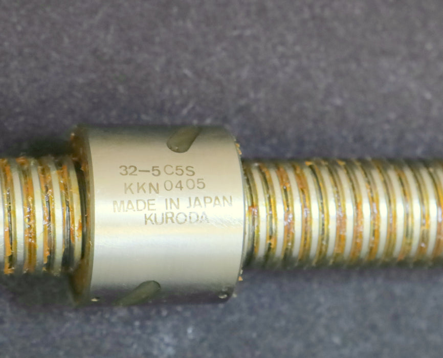 KURODA / JAPAN Kugelrollspindel mit einer Mutter No. GZ3205JS-NDPR-1000x0750-C5S