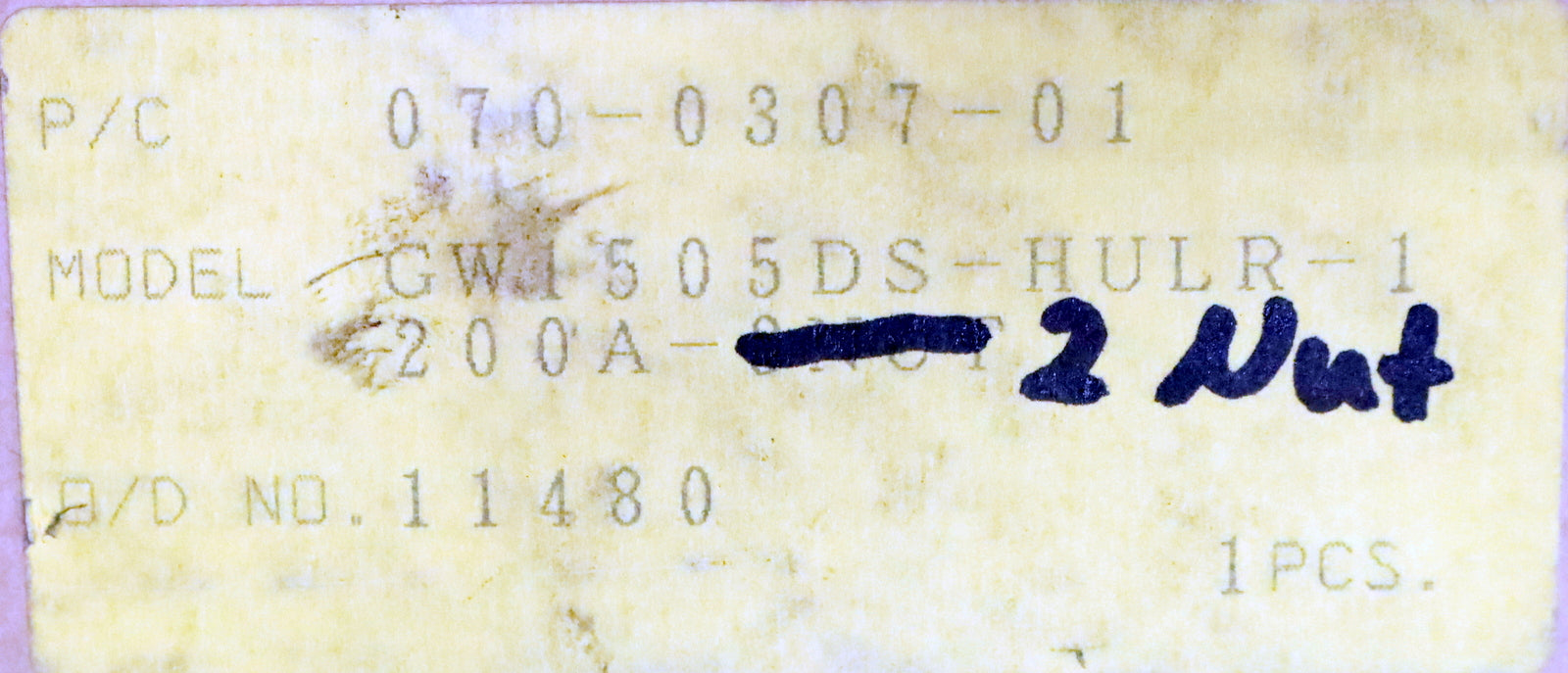 KURODA / JAPAN Kugelrollspindel mit 2x Mutter No. GW1505DS-HULR-1200A-2NUT