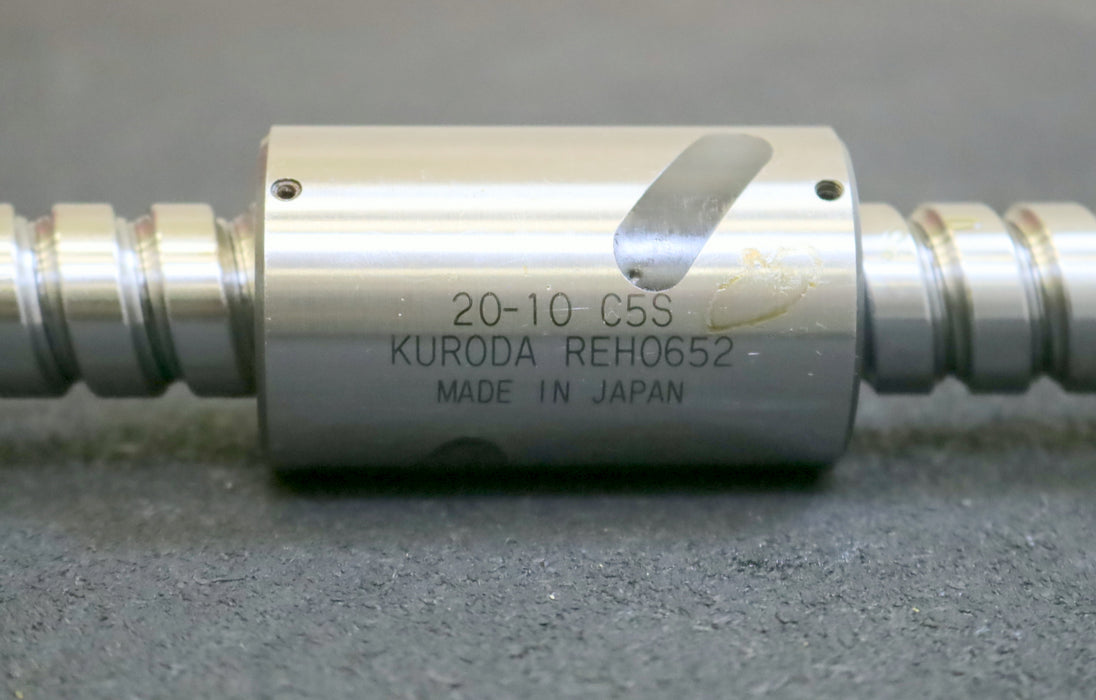 KURODA / JAPAN Kugelrollspindel mit einer Mutter No. GZ2010JS-NDPR-1500x1350-C5S