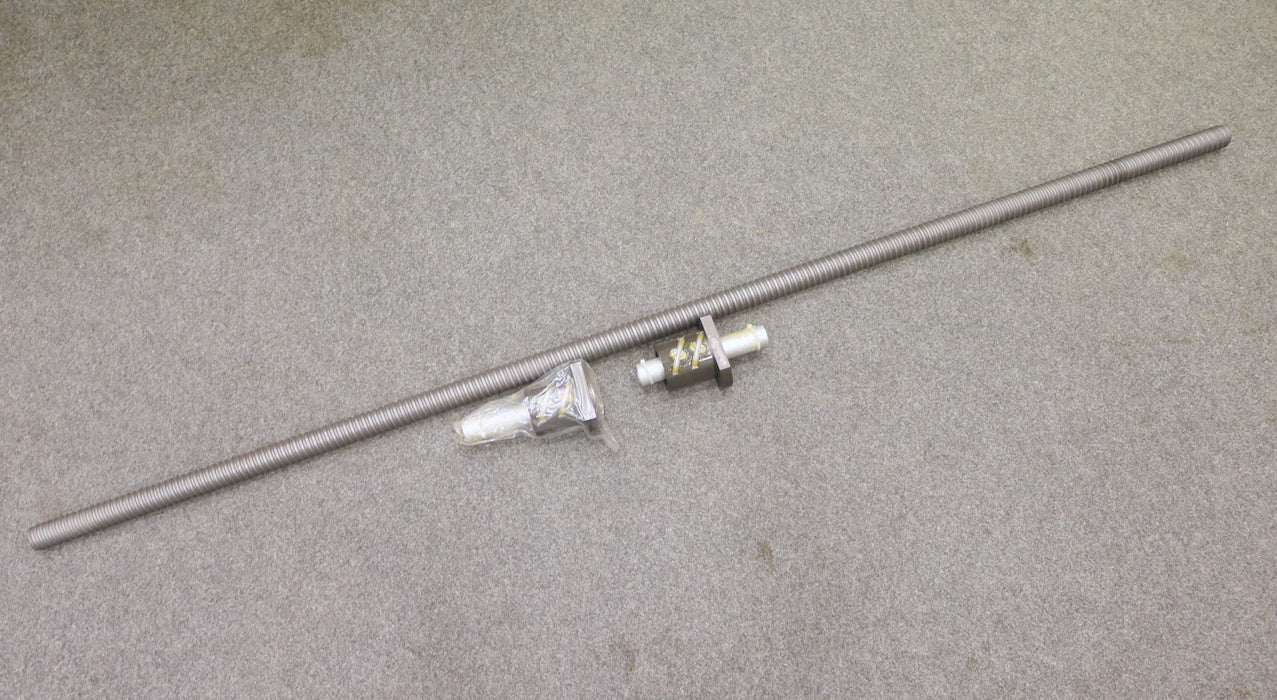 KURODA / JAPAN Kugelrollspindel mit 2x Mutter No. GY4010ES-HUBR-2000A-2NUT 1-gg.