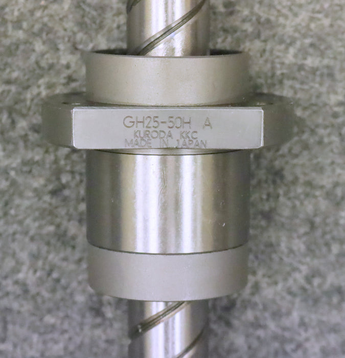 KURODA / JAPAN Kugelrollspindel mit einer Mutter No. GH2550 Spindel-Ø 25mm