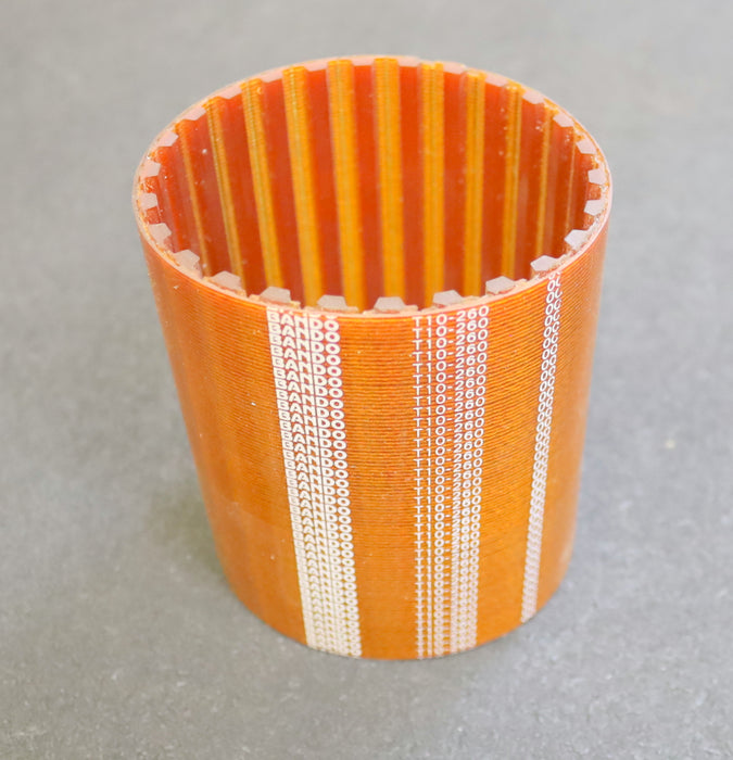 BANDO Zahnriemen Timing belt T10 verschweißt Länge 260mm Breite 104mm unbenutzt