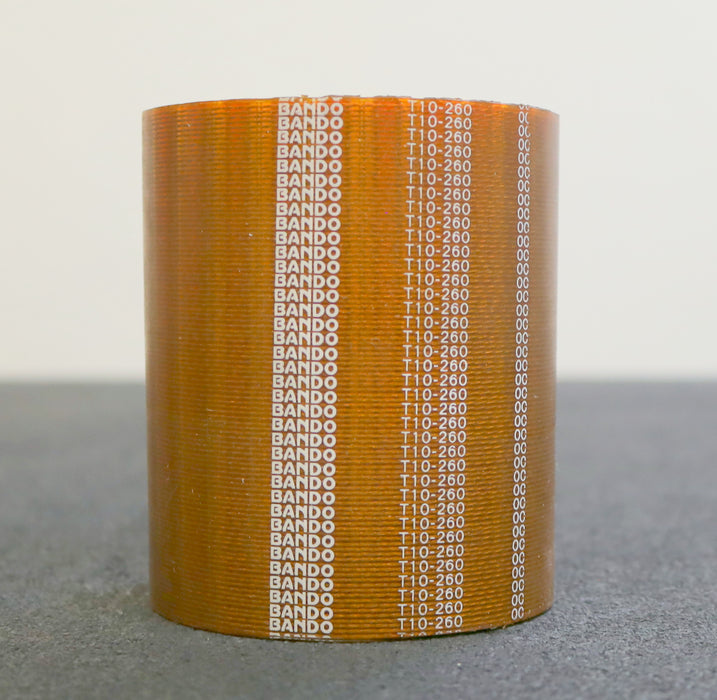 BANDO Zahnriemen Timing belt T10 verschweißt Länge 260mm Breite 104mm unbenutzt