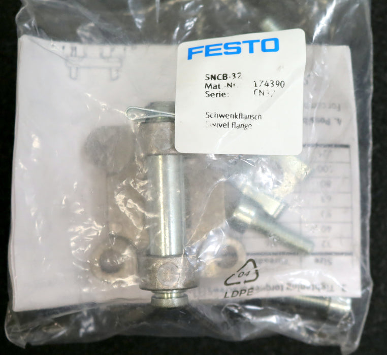 FESTO Schwenkflansch Swivel flange SNCB-32 Art.Nr. 174390 unbenutzt in OVP