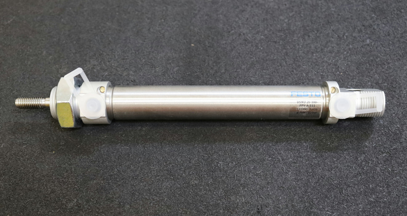 FESTO Pneumatikzylinder Pneumatic cylinder DSNU-20-100-PPV-A-S11 Art.Nr. 193990
